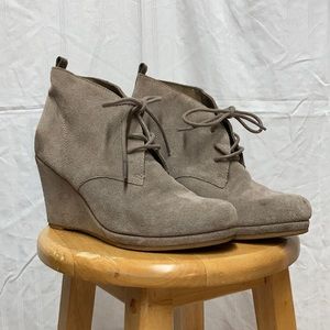 Dolce Vita | Suede Wedge Ankle Boots